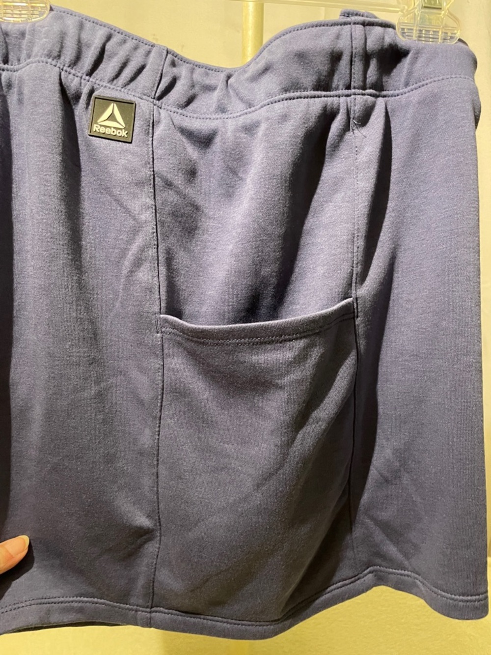 NEW 🆕 Reebok Mens/Unisex Blue Athletic Shorts with Drawstring - Picture 16 of 16